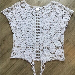 Isela Crocheted Top